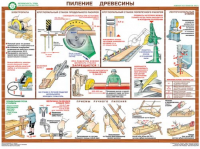 Комплект плакатов "Безопасность труда при деревообработке" - fgospostavki.ru - Белогорск