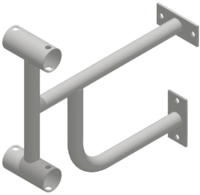 Кронштейн настенный (двухрядный) - fgospostavki.ru - Белогорск