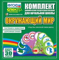 Динамические раздаточные пособия. Окружающий мир (веера). Животные и растения, дорожные знаки. - fgospostavki.ru - Белогорск