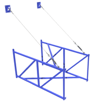 Ферма баскетбольная вынос 2 метра для щита из оргстекла 1,8х.1,05 метра - fgospostavki.ru - Белогорск
