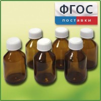 Набор склянок для растворов реактивов 30 миллилитров (6 штук) - fgospostavki.ru - Белогорск