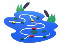 Сенсомоторное декоративно-развивающее панно "Река" - fgospostavki.ru - Белогорск