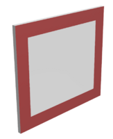 Щит баскетбольный навесной на шведскую стенку (ламинированная фанера), размер 400х450 миллиметров - fgospostavki.ru - Белогорск