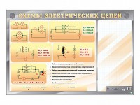 Электрифицированный стенд "Схемы электрических цепей" с маркерными полями - fgospostavki.ru - Белогорск
