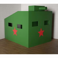Игровой домик «Танк» - fgospostavki.ru - Белогорск