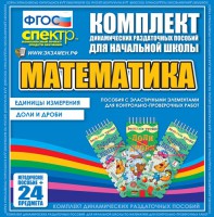 Динамические раздаточные пособия. Математика (Эластичные элементы). Единицы измерения, доли и дроби. - fgospostavki.ru - Белогорск
