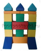 Мягкий модуль-конструктор "Башня" (17 элементов) - fgospostavki.ru - Белогорск
