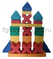Мягкий модуль-конструктор "Башня" (21 элемент) - fgospostavki.ru - Белогорск