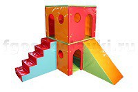 Домик игровой двухэтажный (комплект) - fgospostavki.ru - Белогорск