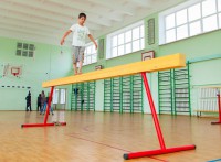 Бревно гимнастическое напольное постоянной высоты (700 мм) (5 м)	 - fgospostavki.ru - Белогорск