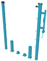 Стойки для большого тенниса с механизмом натяжения со стаканами - fgospostavki.ru - Белогорск