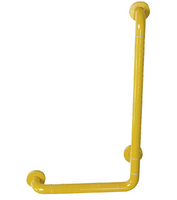 Поручень опорный L-образный вертикальный (желтый) - fgospostavki.ru - Белогорск