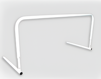 Барьер тренировочный регулируемой высоты (кнопочный фиксатор) - fgospostavki.ru - Белогорск