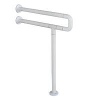 Поручень напольно-настенный с антибактериальным покрытием (белый) - fgospostavki.ru - Белогорск