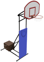 Стойка стритбольная-минибаскетбольная складная, переносная (регулируемая высота от 2,75 метров до 3,05 метра) - fgospostavki.ru - Белогорск
