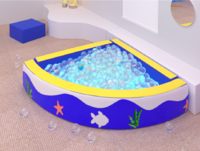 Бассейн угловой сухой бескаркасный - fgospostavki.ru - Белогорск