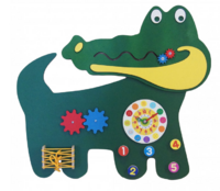 Бизиборд «Зеленый крокодил» - fgospostavki.ru - Белогорск