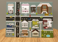 Настенная панель «Городские улицы» - fgospostavki.ru - Белогорск