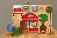 Настенная панель «Загородный домик» - fgospostavki.ru - Белогорск