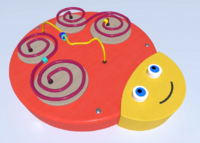 Настенный игровой элемент в виде головы гусеницы - fgospostavki.ru - Белогорск