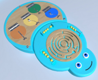 Настенный игровой элемент «Гусеница» - fgospostavki.ru - Белогорск