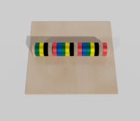 Тактильно-развивающая панель с разноцветными кругами - fgospostavki.ru - Белогорск