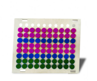 Тактильно-развивающая панель «Цветные фигурки» - fgospostavki.ru - Белогорск