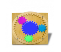 Тактильно-развивающая панель «Цветные шестеренки» - fgospostavki.ru - Белогорск