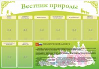 Стенд "Вестник природы" Вариант 4 - fgospostavki.ru - Белогорск