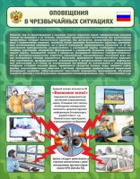 Стенд "Оповещения в чрезвычайных ситуациях" - fgospostavki.ru - Белогорск