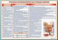 Стенд-уголок "Техника безопасности на уроках химии" - fgospostavki.ru - Белогорск