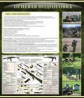 Стенд "Огневая подготовка" Вариант 3 - fgospostavki.ru - Белогорск
