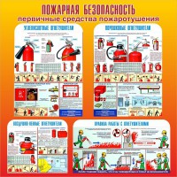 Стенд "Пожарная безопасность" Вариант 2 - fgospostavki.ru - Белогорск