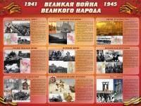 Стенд "Великая война Великого народа" Вариант 1 (9 блоков) - fgospostavki.ru - Белогорск