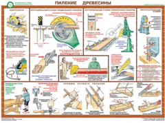Комплект плакатов "Безопасность труда при деревообработке" - fgospostavki.ru - Белогорск