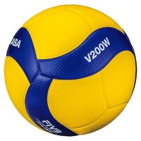 Мяч волейбольный Mikasa V200W (размер 5, синтетическая кожа, профессиональный) - fgospostavki.ru - Белогорск