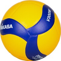 Мяч волейбольный Mikasa V300W (размер 5, синтетическая кожа, профессиональный) - fgospostavki.ru - Белогорск