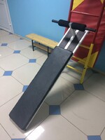 Доска для пресса навесная на шведскую стенку с двумя валиками (длина 1,5 метра) - fgospostavki.ru - Белогорск