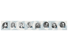 Стенд-лента "Выдающиеся писатели и деятели культуры стран изучаемых языков" (Великобритания) - fgospostavki.ru - Белогорск