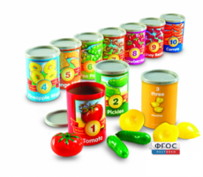 Набор для счета от 1 до 10 "Консервы" - fgospostavki.ru - Белогорск