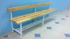 Скамья для раздевалок со спинкой (2,5 метра) - fgospostavki.ru - Белогорск
