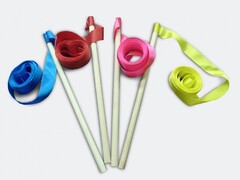 Лента атласная на деревянной палочке (1 метр) - fgospostavki.ru - Белогорск