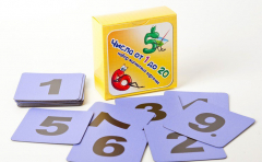 Набор магнитных карточек "Числа от 1 до 20" (фон фиолетовый) - fgospostavki.ru - Белогорск