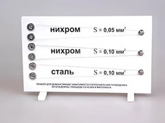 Прибор для демонстрации зависимости сопротивления проводника от его длины, сечения и материала - fgospostavki.ru - Белогорск