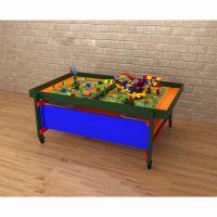 STEAM Многофункциональный стол Весёлые пчёлки оранжевый - fgospostavki.ru - Белогорск