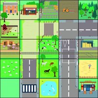 Тематическое поле-маршрутизатор «Ферма» для мини-робота Bee-Bot/Blue-Bot - fgospostavki.ru - Белогорск