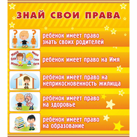 Стенд "Знай свои права" - fgospostavki.ru - Белогорск