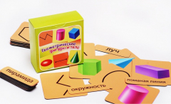 Набор магнитных карточек "Геометрические фигуры и тела" - fgospostavki.ru - Белогорск