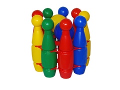 Кегли (9 штук, 2 мяча) - fgospostavki.ru - Белогорск