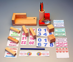 Игровой набор Фребеля "Календарь настольный" - fgospostavki.ru - Белогорск